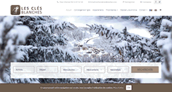 Desktop Screenshot of clesblanches.com